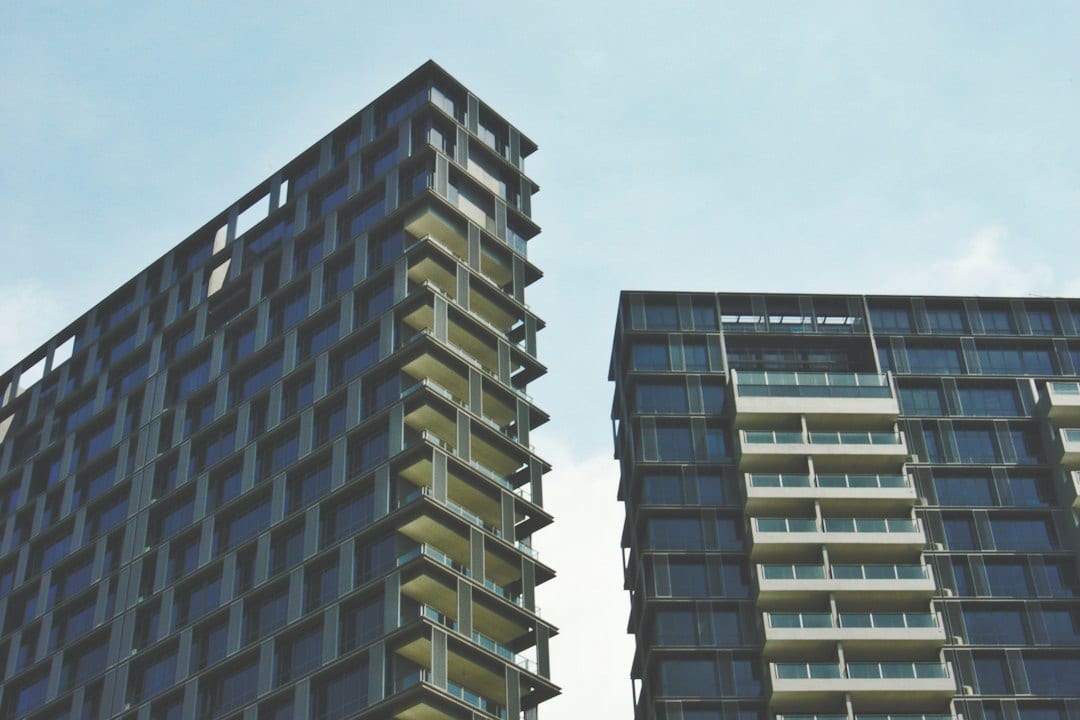 Modern high-rise condominium architecture in Singapore