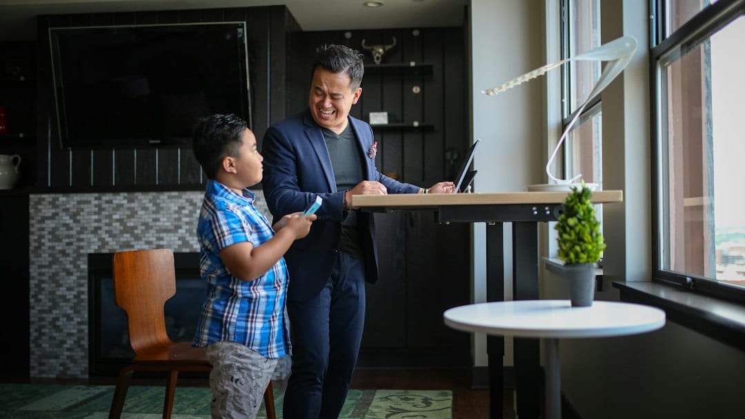 Thomas Tan, senior property advisor, in an elegant modern residence